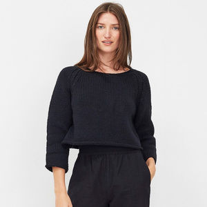 Apiece Apart Elena cropped sweater, size XS
